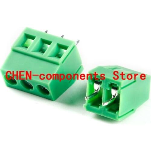 5pcs KF128-5.08-2P/3P/in-line 300V/10A 5.08mm pitch screw type PCB terminal