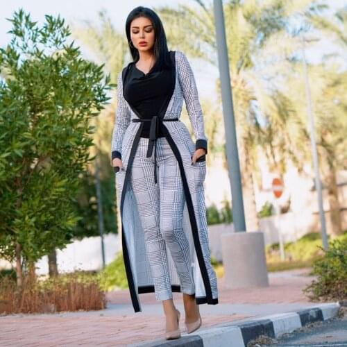 Print African Dresses for Women 2 Piece Set Dashiki Plus Size African Clothes Africa Clothing Pants Suit Bazin Robe Africaine