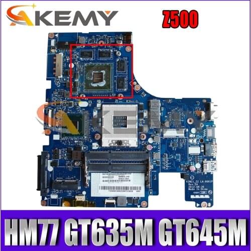Akemy For Lenovo Z500 Laptop Motherboard VIWZ1 Z2 LA-9061P PGA989 HM77 GPU GT635M GT645M DDR3 100% Test Work