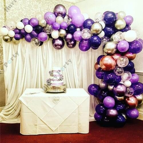 Baby Shower Supplies Wedding Party Decoration Balloons Garland Arch Kit Rose Gold Balls Kids 1St Adult Happy Birthday Decoration