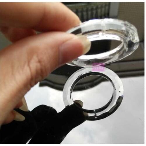 Free Shipping Modern 10pcs/lot 50mm Inner 35mm Crystal Ring DIY Chandelier Arm Ring For Chandelier Parts,Pendant Accessories