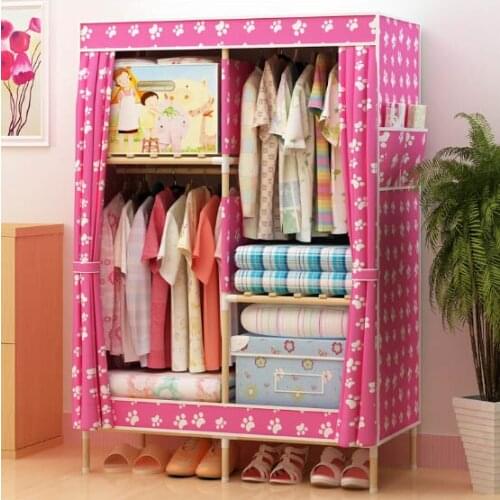 Factory Price Solid Wood Wardrobe length 100 cm