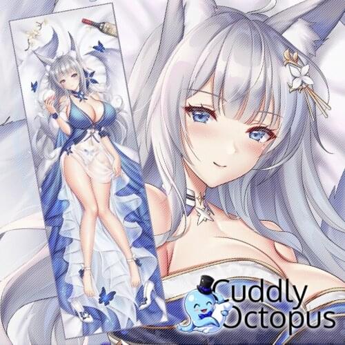 Anime Azur Lane Shinano Dakimakura Hugging Body 2WAY Pillow Case Cover Japanese Game Pillowcase Cushion Bedding Xmas Gifts Cud