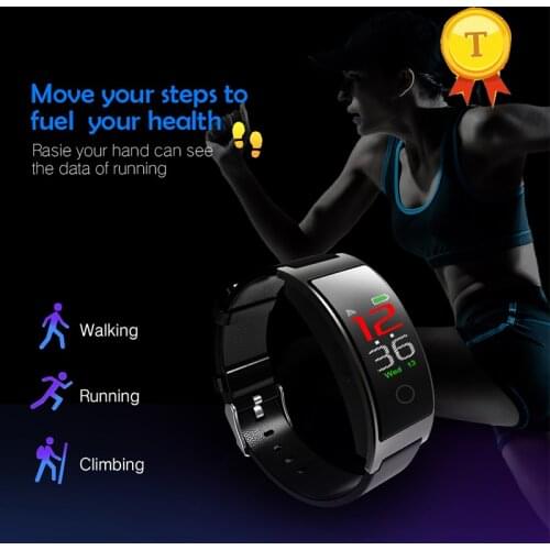 Color touch Screen old man woman gift heart rate blood pressure monitor bluetooth smart bracelet ck11 smartband fitness tracker