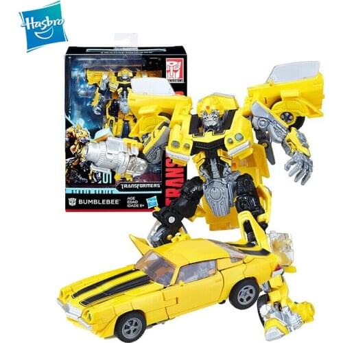 Original Hasbro Transformers Studio Series 01 Deluxe Class Movie 1 Bumblebee Action Figure Model Transformers Toys for Children
