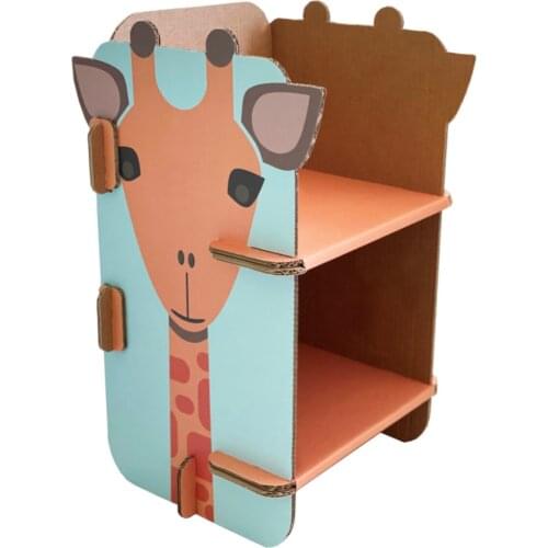 Montessori Giraffe Figured Bookcase child bookshelf