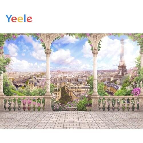 Yeele Wedding Ceremony Buildings Pillar Scene Archway Photography Backdrops Love Photographic Backgrounds For Photo Studio
