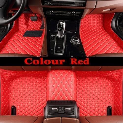 Custom LHD/RHD Special Car Floor Mats For Mazda 6 gg gj Coupe 2010-2016 Year Leather Waterproof Leather Anti-slip Carpet Liners