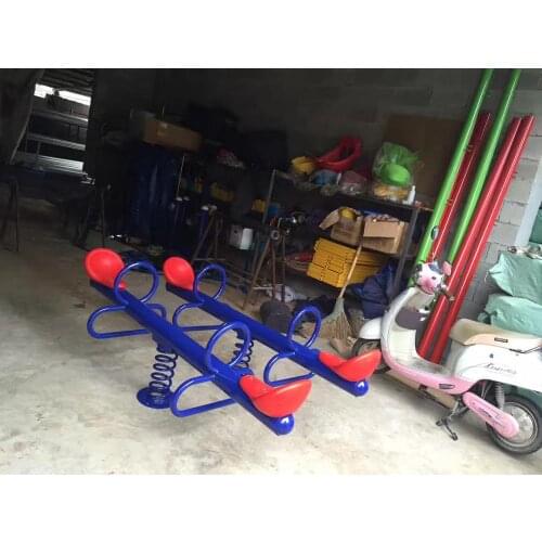 Outdoor balance seesaw children seesaw garden toy seesaw chair kids seesaw playground seat baby seesaw childrens horse Q61