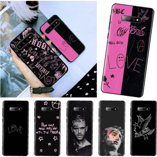 Lil Peep rap singer Phone Case For Samsung S6 S7 edge S8 S9 S10 e plus A10 A50 A70 note8 J7 2017