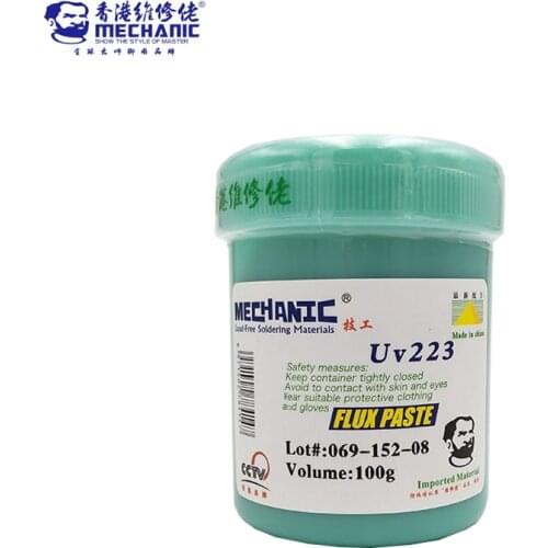 MECHANIC 100g RMA-223-UV RMA 223 BGA PCB Flux Paste No-Clean Solder / SMD Soldering Paste Flux Grease