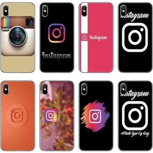 Mobile Phone Case For Samsung Galaxy Note 10 9 8 5 4 S10E S10 Lite S9 S8 S7 S6 Edge Plus S5 S4 Mini Instagram pattern
