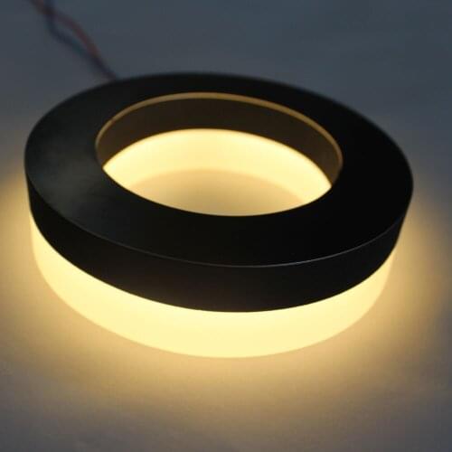 Personalized Handcraft Led Metal Letter Acrylic Warm Light Reverse Lighting Channel Letter for Storefront Corrosion-resistant