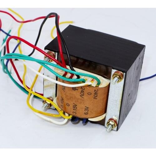 80W Single-ended vacuum tube audio power amplifier transformer output voltage AC 240V 6.3V 3.15V DIY vacuum tube audio amplifier