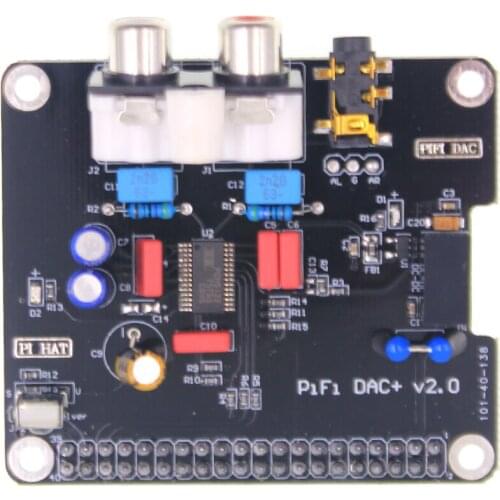 PCM5122 HIFI DAC Audio Sound Card Module I2S 384KHz with LED Indicator for Raspberry Pi B+ for Raspberry Pi 2 Model B