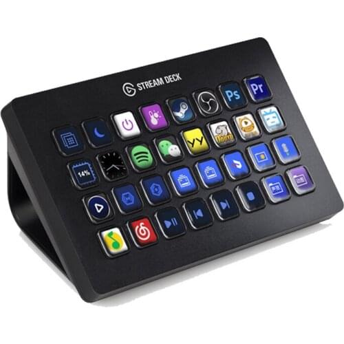 Elgato Stream Deck XL 32 Custom LED KEY Video Audio Game USB Streaming Twitter Game Capture OBS Twitch Tipeee XSplit