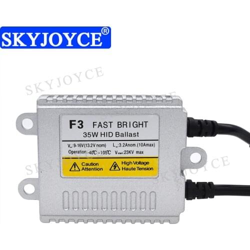 SKYJOYCE AC 12V 35W Fast Start HID XenonBallast For H1 H7 H11 HID Bulb Fast Bright HID Kit 35W Quick Start Slim XenonBallast
