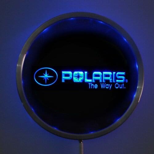 Rs-d0142 Polaris LED Neon Light Round Signss 25cm/ 10 Inch - Bar Signs with RGB Multi-Color Remote Wireless Control