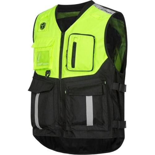 2018 New SCOYCO cross-country Motorcycle riding reflective vest Knight safety motorbike vest four seasons Nylon JK32 size M XXL