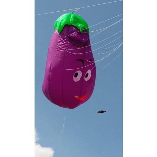 Wind indicator rainbow sport vlieger cerf volant eggplant cometas para adultos kites for adults pipas brinquedo ar livre atacado