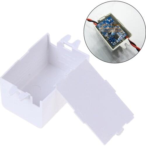 Waterproof Plastic Electronic Enclosure Project Box Connector White 37*26x22mm