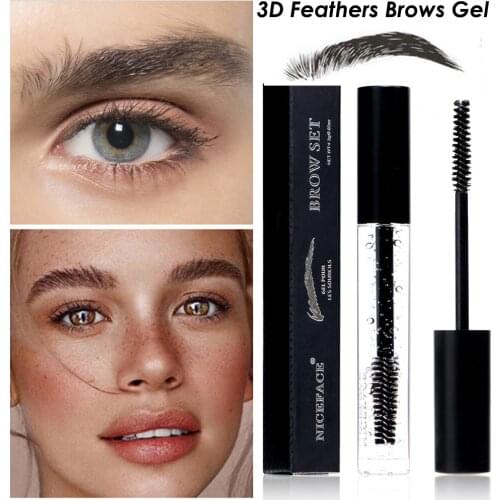3D Eyebrow Styling Fluid Brows Makeup Lasting Eyebrow Setting Gel Waterproof Eyebrow Tint Pomade Brow Clear Eyebrow Gel