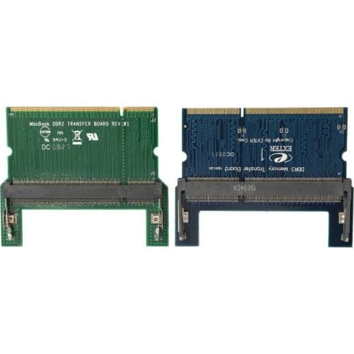 DDR2/DDR3 Laptop SO DIMM to Desktop DIMM Adapter Memory RAM Adapter Card