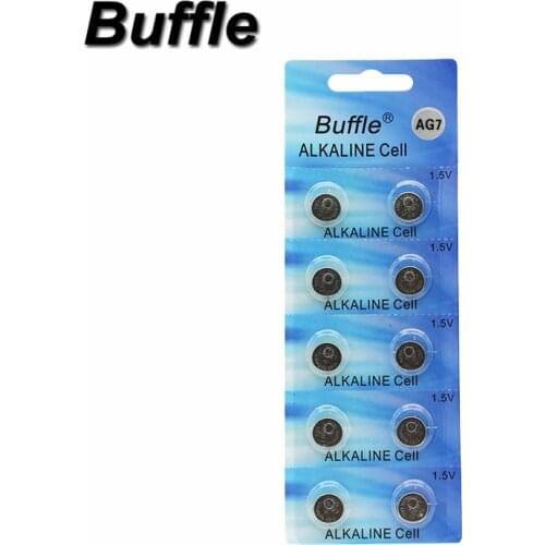 Buffle 10pcs 1.5V 395 SR927SW 399 SR927W LR927 AG7 Watch Battery Button Coin Cell