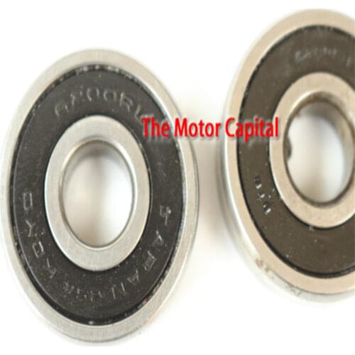Free Shipping 2Pc 6000RS Metal Shields Bearing 6000 2Z Bearings 6000ZZ 10x26x8mm FOR 49CC MINI MOTOR/BIKE