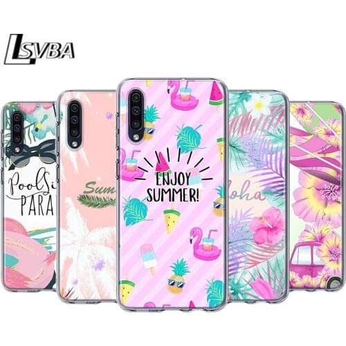 Hot Hello Summer For Samsung Galaxy A90 A80 A70 A60 A50 A40 A30 A32 A52 A72 A02S A2 A20S A20E A10S A10E A10 Phone Case