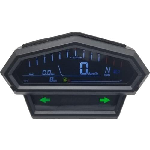 For 1,2,4 Cylinders Motorcycle Accessories Speedo Meter Digital Backlight Waterproof Odometer Tachometer Motor Electronics