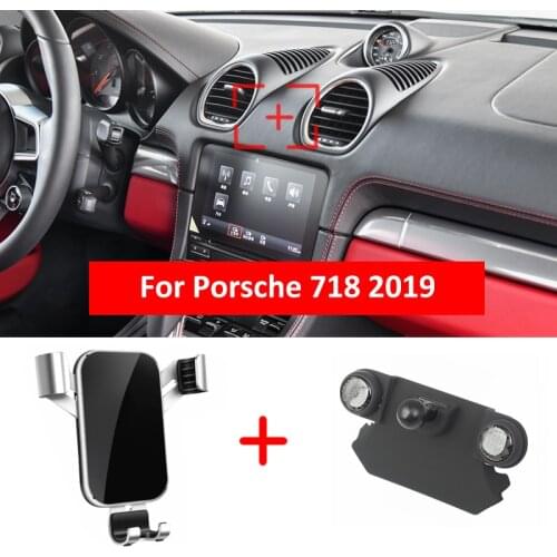 Affordable Gravity Holder Bracketin in Car Mobile Phone Cell Dashboard Air Vent Stand Clip Mount For PORSCHE 718 Boxster 2019