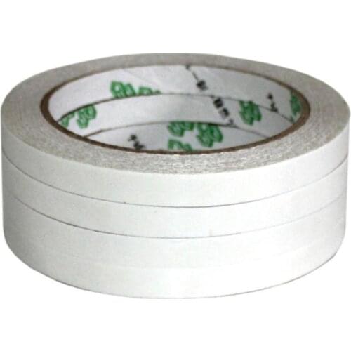 12M Double Sided Adhesive Tape Super Slim Strong Adhesion White Powerful Doubles Faced Adhesive Home Kitchen Garden Cocina Tape