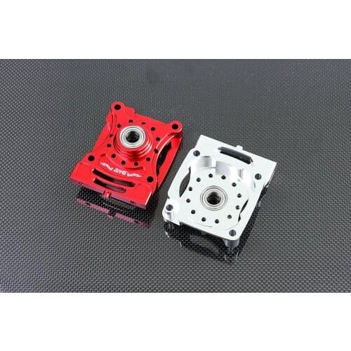 GTBracing Integration DBXL Clutch Bell Carrier for RC Car 1/5 LOSI Desert Buggy XL Silver / Red