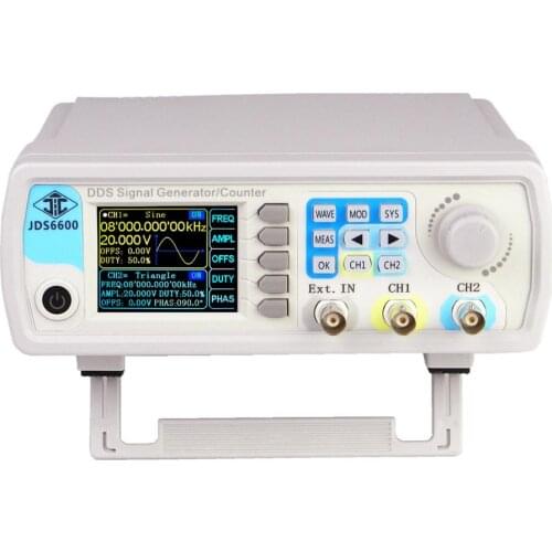 JDS6600 Series15MHz~60MHz Digital Control Dual-channel DDS Function Signal Generator frequency meter Arbitrary sine Waveform