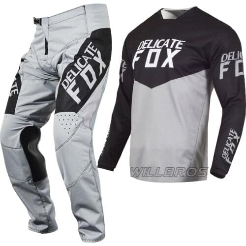 2021 Delicate Fox 180 Revn Jersey Pants MTB ATV Bike Riding Kits Mountain Bicycle Offroad Racing Gear Set Mens