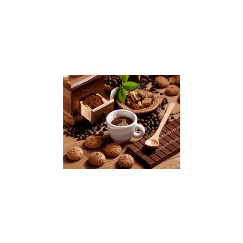 MaHuaf-W136 chocolate and coffee painting by numbers on canvas hand painted DIY oil digital paint by number
