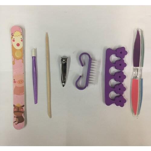 Flower Set Seven Piece Cosmetic Cosmetic Kit Eyebrow Eye Shadow All Kinds of Brushes