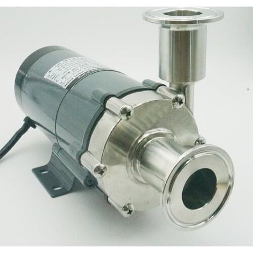 Magnetic Drive Pump 15RM Homebrew With Clamp 50.5mm 304 Stainless Steel Head Plug