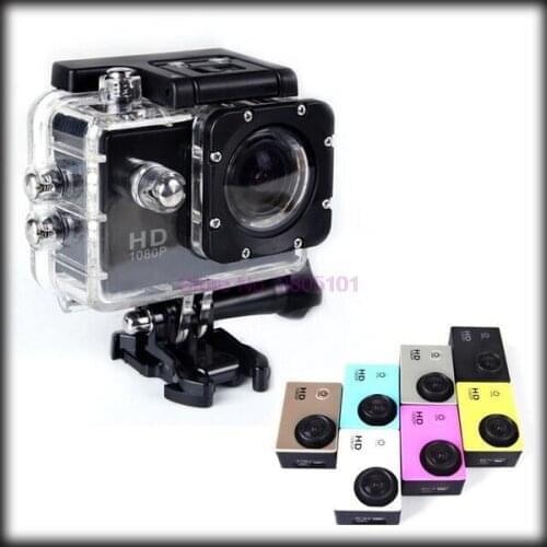 By dhl or ems 50pcs Mini Waterproof Video Recorder SJ6000 WIFI Camera 1080P Full HD Diving Camera 2.0"LCD Underwater DV