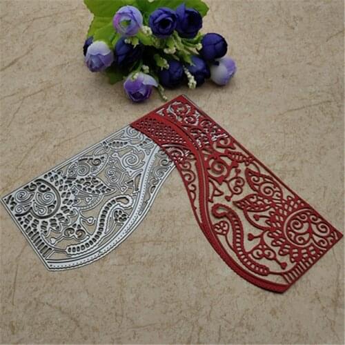 Hollow Lace Border Metal Cutting Dies Stencils For Card Making Decorative Embossing Suit Paper Cards Stamp DIY