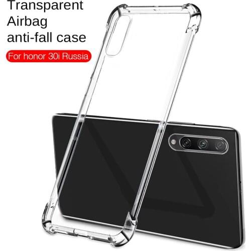 Transparent Shockproof Case for huawei honor 30i Russia 30S honor 30 Pro Clear Anti-knock Phone Shell Soft TPU Back Cover