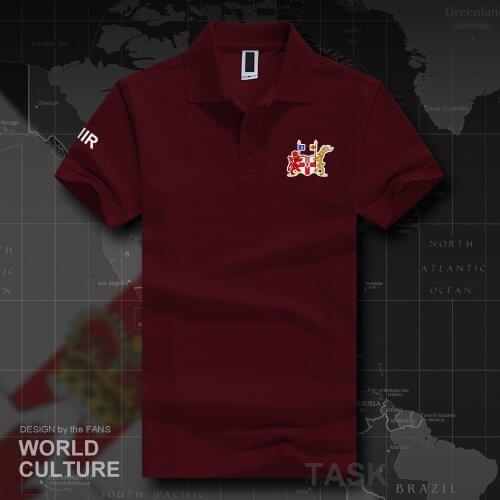 Northern Ireland Irish NIR NI polo shirts men short sleeve white brands printed for country 2019 cotton nation team flag new 20