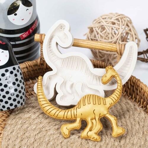 Jurassic Dinosaur Silicone Molds Cartoon Animal Chocolate Cake Decoration Mould DIY Baking Pastry Kitchen Baking Accessories