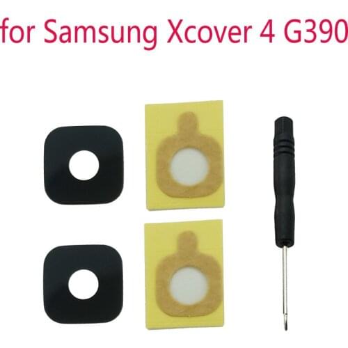 Camera Glass Lens For Samsung Xcover 4 G390F G390 Original Phone New Back Camera Protective Lens For Galaxy Xcove 4 + Tools