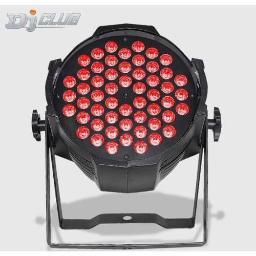LED Disco DJ Lights Par Can 54X3W RGB 3In1 Lyre Wash Uplighting By DMX512 ControlSound Activated For Home Party Night Club