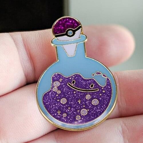 Magic Potion Bottle Ghost Enamel Pin cute pretty Wizarding Brooch Halloween Jeans Backpacks Decor