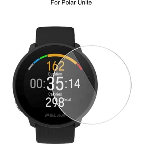 For Polar Unite Smart Watch 2.5D Tempered Glass Screen Protector Protective Film Anti Scratch HD Clear