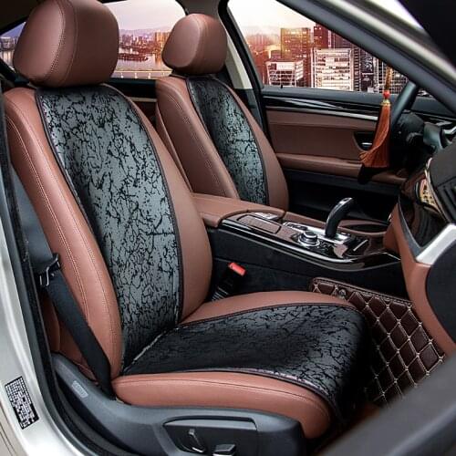 Universal Car Seat Cover Chinese Style Flower Print Mesh Breathable Seat Cushion Protector Pad Mat With Backrest Fit Most Car