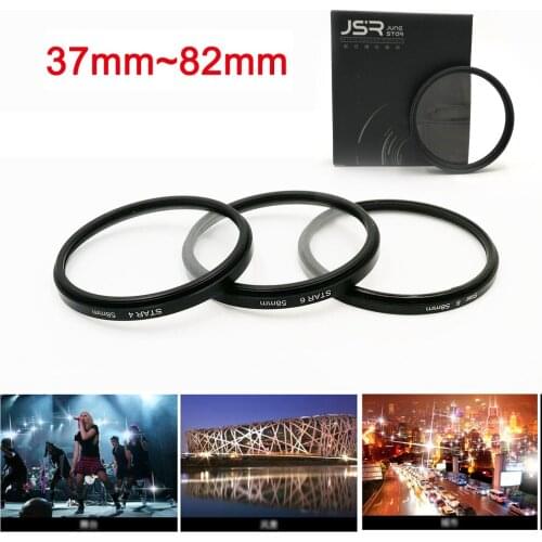Star Line Star Filter 4 6 8 Camera Filters 37 43 49 52 55 58 58 67 67 72 77 82mm For Canon Nikon Sony DSLR Camera
